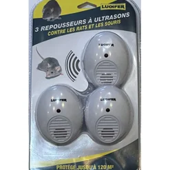 LUCIFER 3 MINI REPOUSSEURS A UTLTRASONS RAT/SOURIS