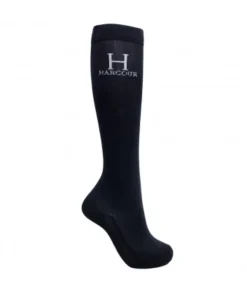 Femme HARCOUR 1 PAIRE CHAUSSETTES HICKSTEAD NOIR