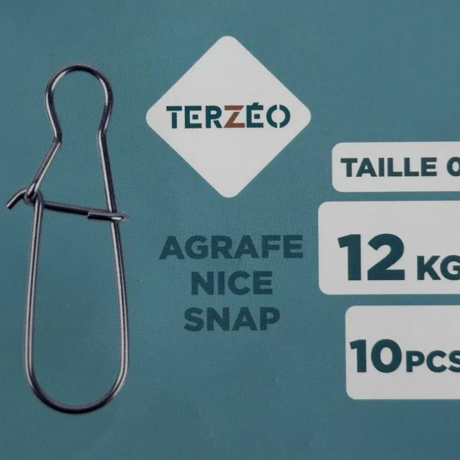 TERZEO PÊCHEURS AGRAFE NICE SNAP X10