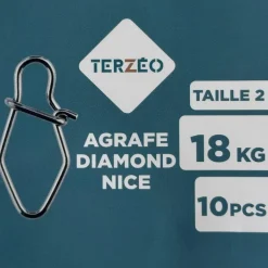 TERZEO PÊCHEURS AGRAFES DIAMOND NICE X10
