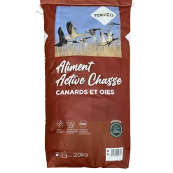 TERZEO VOS ANIMAUX ALIMENT ACTIVE CHASSE CANARDS ET OIES 20KG