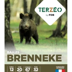 TERZEO CHASSEURS BALLES BRENNEKE T&E 12/32G X10