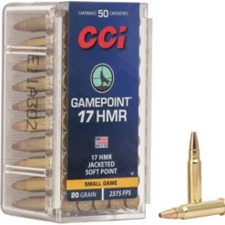CCI BALLES 17HMR GAMEPOINT 20GR X50