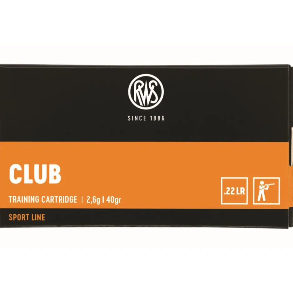 RWS BALLES 22LR CLUB 40GR X50
