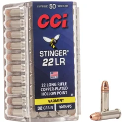 CCI BALLES 22LR STINGER 32GR CUIVREE