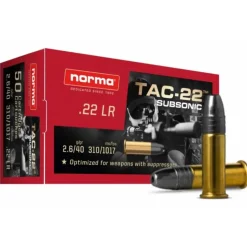NORMA BALLES 22LR SUBSONIQUE 40GR X50