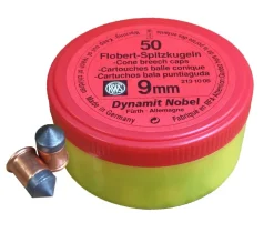 RWS BALLES 9MM CONIQUE X50
