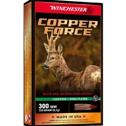 WINCHESTER BALLES 300WM COPPER FORCE LEAD FREE 125GR