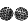 EQUITHEME BARETTE RESILLE FLORAL NOIR