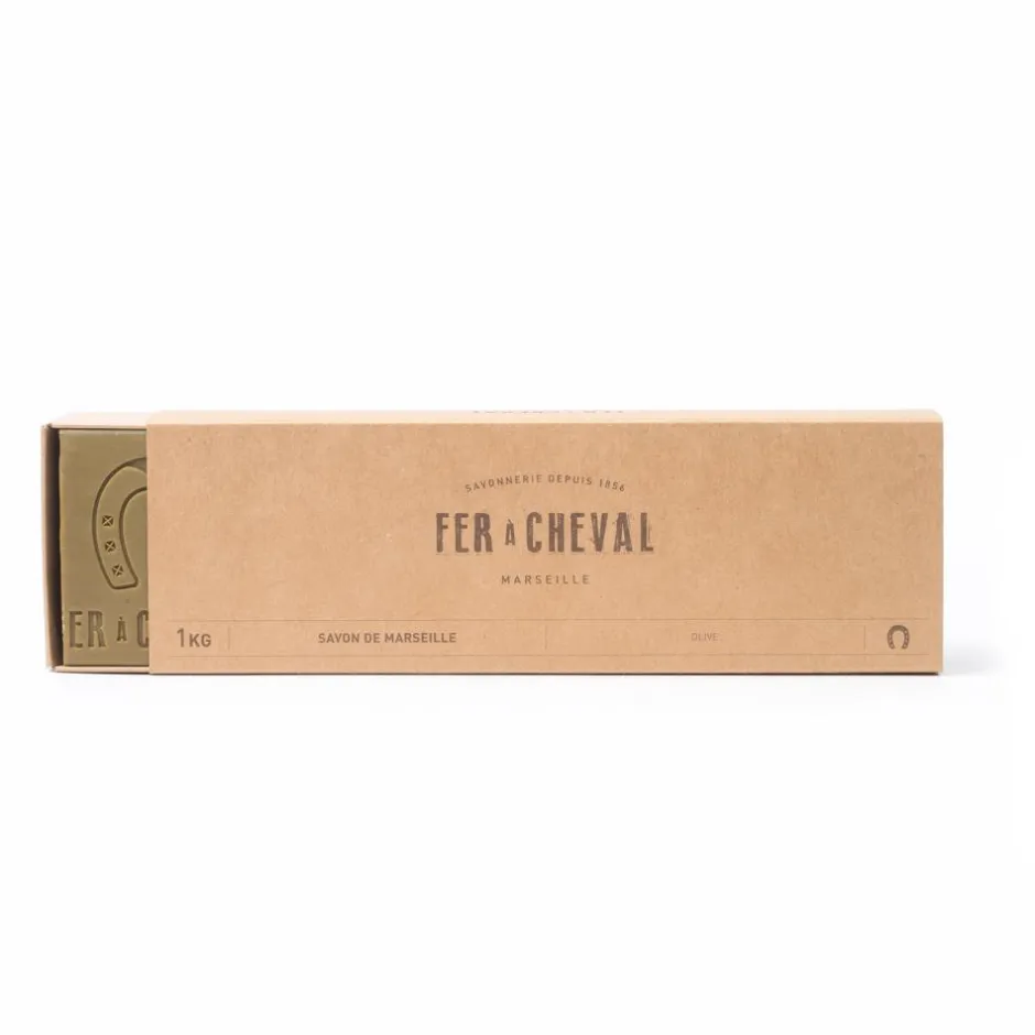 FER A CHEVAL BARRE SAVON DE MARSEILLE OLIVE