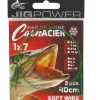 JIG POWER BAS DE LIGNE ACIER BOUCLE 7 B 40CM