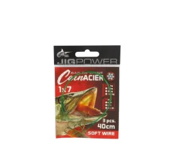 JIG POWER BAS DE LIGNE ACIER TRIPLE 7 B 40CM
