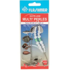 FLASHMER BAS DE LIGNE MULTI' PERLES 2HAM N° 2
