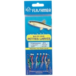 FLASHMER BAS DE LIGNE PETITES LARVES 6 HAM