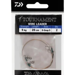DAIWA BAS DE LIGNE TOURNAMENT ROUGE 20LBS