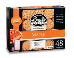 BRADLEY SMOKER BISQUETTES ERABLE X48
