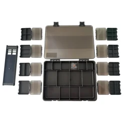 TERZEO PÊCHEURS BOITE CARPE XL + 8 BOITES + BAS DE LIGNE
