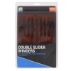 PRESTON BOITE DE PLIOIRS DOUBLE SLIDER 26CM ROUGE X8
