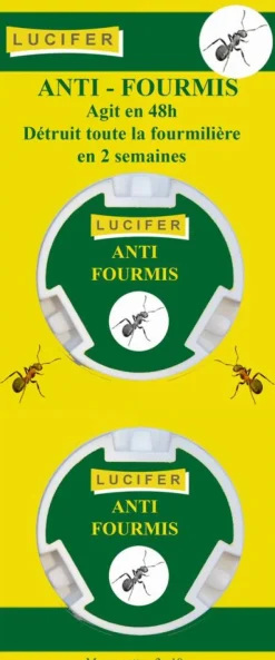 LUCIFER BOITES ANTI FOURMIS X2