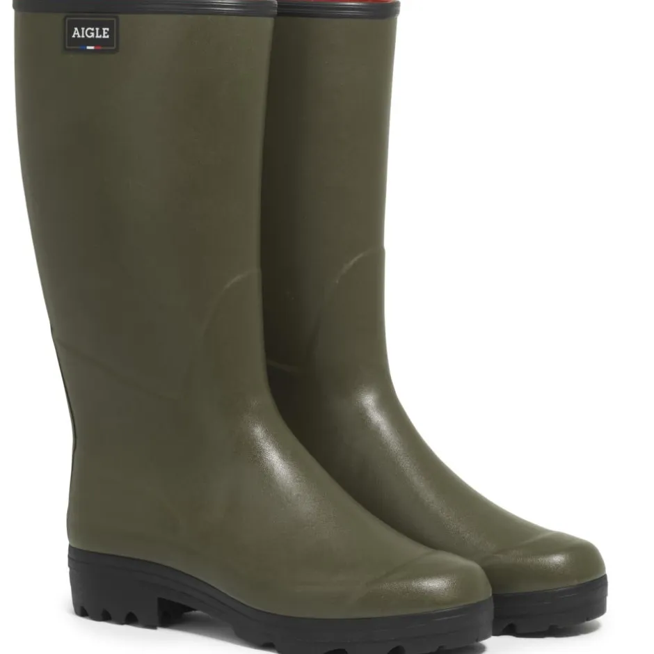 Homme AIGLE BOTTE CHAMBORD NEO MESH KAKI