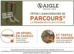 Homme AIGLE BOTTE PARCOURS 2 ISO BRUN