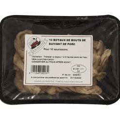MA CHARCUTERIE MAISON BOYAUX DE BOUTS DE SUIVANT DE PORC X10