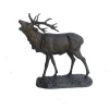 BRONZE CERF BRAMANT