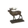 LOVER GREEN BRONZE CERF BRAMANT 16CM