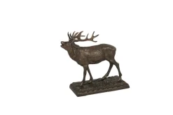LOVER GREEN BRONZE CERF BRAMANT 16CM