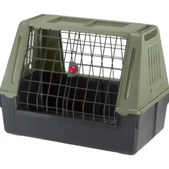 TERZEO VOS ANIMAUX CAISSE DE TRANSPORT KAKI