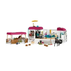 Enfant SCHLEICH CAMPING CAR EQUESTRE