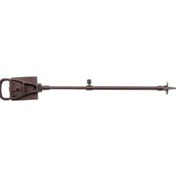 COUNTRY CANNE SIEGE ALU REGLABLE ASSISE CUIR 60-90CM