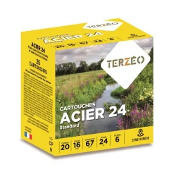 TERZEO CHASSEURS CARTOUCHES ACIER 24 STD 20/67 24G B