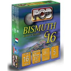 FOB CARTOUCHES BISMUTH 16/67 26G BG X10