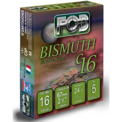 FOB CARTOUCHES BISMUTH 16/67 24G BJ X10