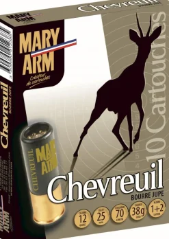 MARY ARM CARTOUCHES CHEVREUIL 12/38G N1+2