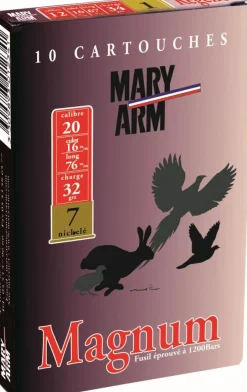 MARY ARM CARTOUCHES MAGNUM 20MAG 32G BJ NI X