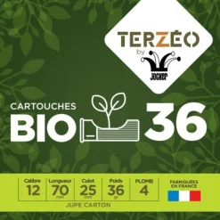 TERZEO CHASSEURS CARTOUCHES NEW BIO 36 12/70 36G
