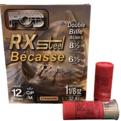 FOB CARTOUCHES RX BECASSE STD 12/32G 6.5+8.