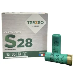 TERZEO CHASSEURS CARTOUCHES S28 12/28G N7.5 X25