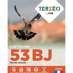 TERZEO CHASSEURS CARTOUCHES T&E 12MAG 53G BJ X10