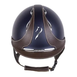 ANTARES CASQUE D'EQUITATION GALAXY STANDARD BLEU/BRUN