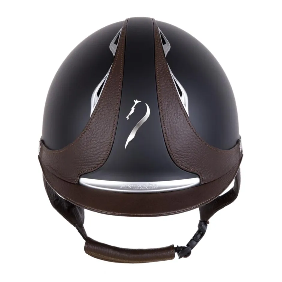 ANTARES CASQUE D'EQUITATION REFERENCE STANDARD NOIR/BRUN