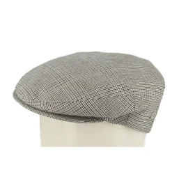 Homme M BY FLECHET CASQUETTE PLATE TISSUS BEIGE