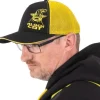BLACK CAT CASQUETTE TRUCKER CAP NOIRE ET JAUNE