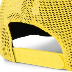 BLACK CAT CASQUETTE TRUCKER CAP NOIRE ET JAUNE