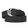 Homme BOYER CEINTURE FEMME NUBUCK NOIRE