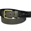 Homme BOYER CEINTURON CROUTE DE CUIR GRAVE