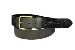 Homme BOYER CEINTURON CROUTE DE CUIR GRAVE