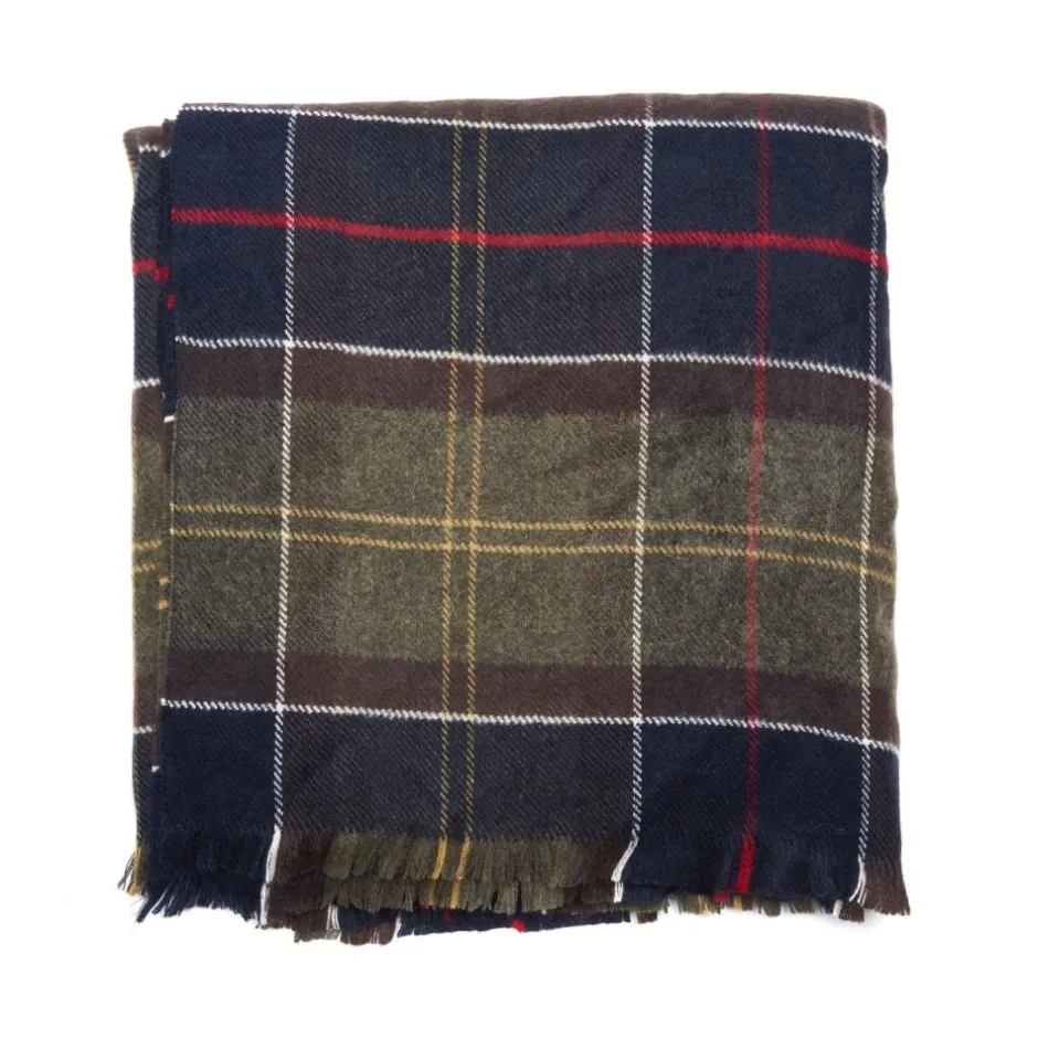 Femme BARBOUR CHALE FEMME STAFFIN TARTAN